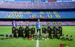 紅藍傳奇皮克 巴薩生涯30座冠軍獎杯