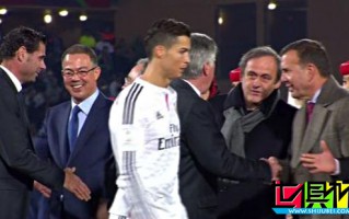 2014世俱杯：C羅無視普拉蒂尼？官方回應(yīng)：兩人早已致意