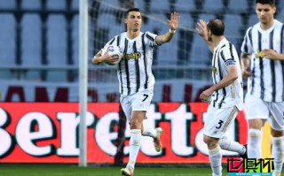 意甲尤文客場2-2戰平都靈，C羅進球被判越位后VAR認定進球有效