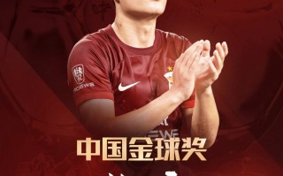 武磊 第5次獲得中國 金球獎