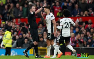 米特羅維奇因在對陣曼聯的比賽中推搡裁判被停賽8場