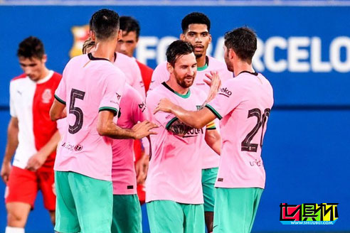 巴薩第二場熱身賽,梅西滿血復活左右開弓打進2球-第1張圖片-世俱杯